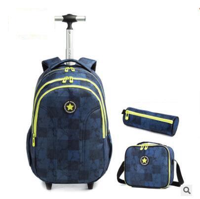 Primary School Trolley Schoolbags Reduce Burden And Breathable Children's Backpack - Trendha