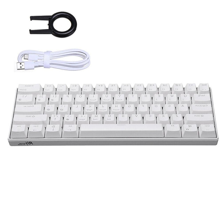 Royal Kludge RK61 Mechanical Keyboard 61 Keys bluetooth Wired Dual Mode RGB Gaming Keyboard - Trendha