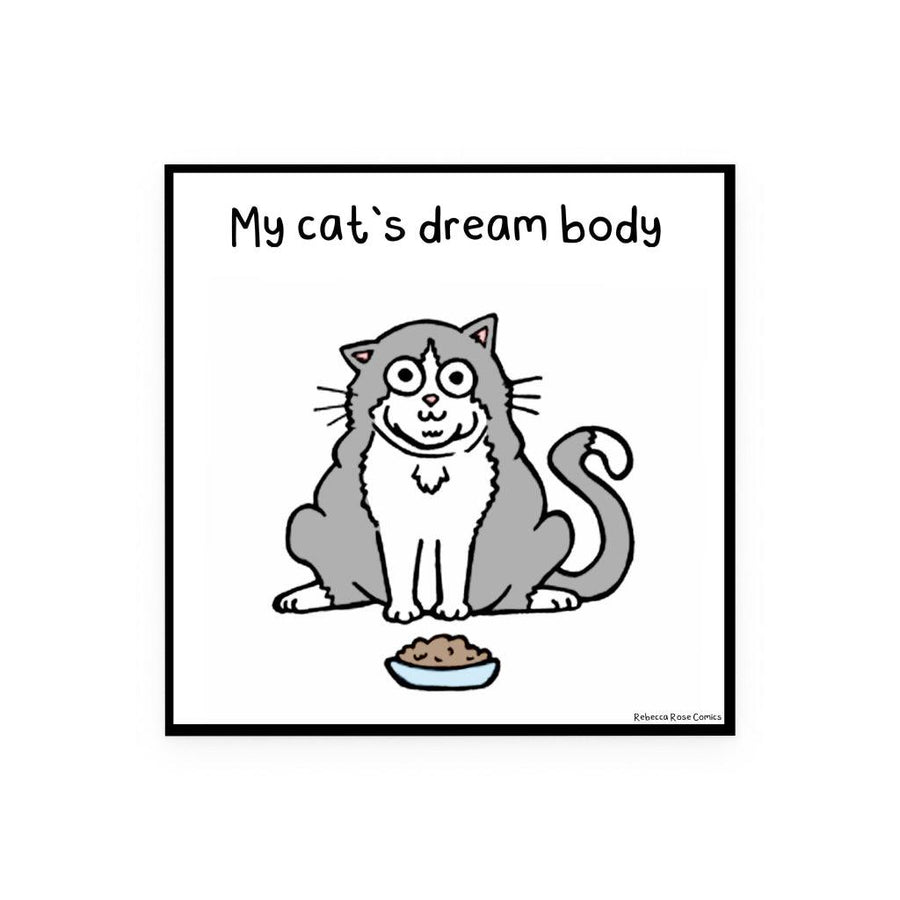 My Cat’s Dream Body Magnet - Trendha