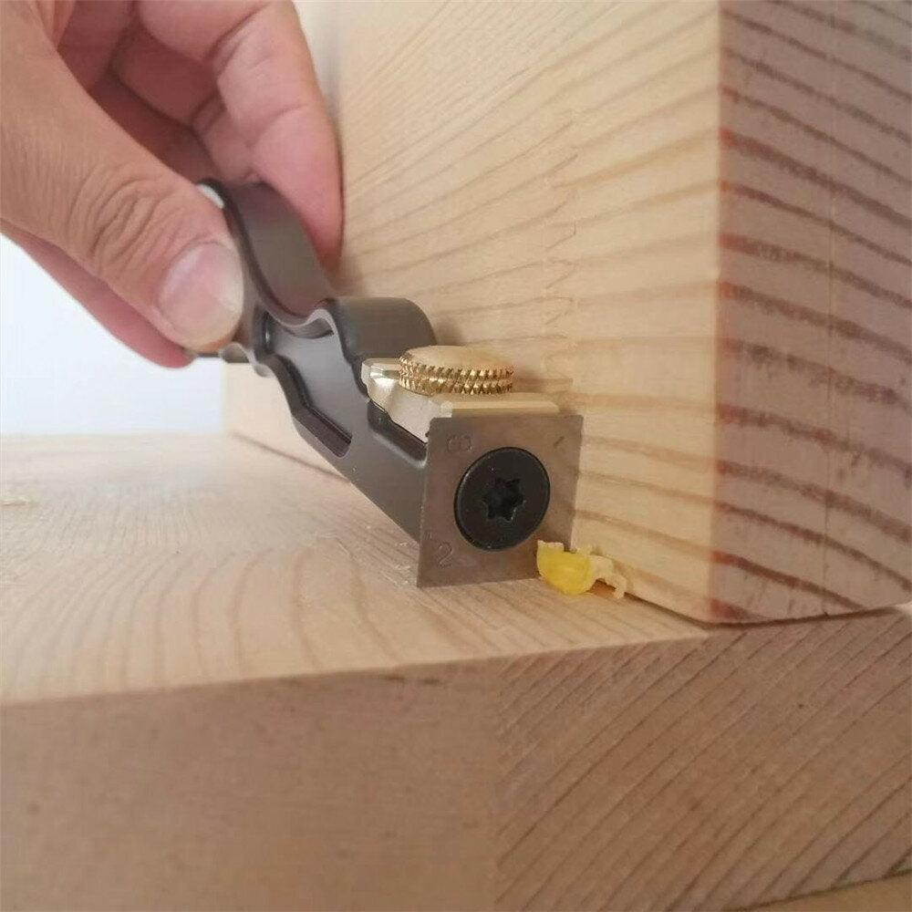 HONGDUI 2 In 1 Mini Wood Carbide Insert Scraper Glue Scraper Removal Aluminum Alloy Handle Woodworking Tool - Trendha