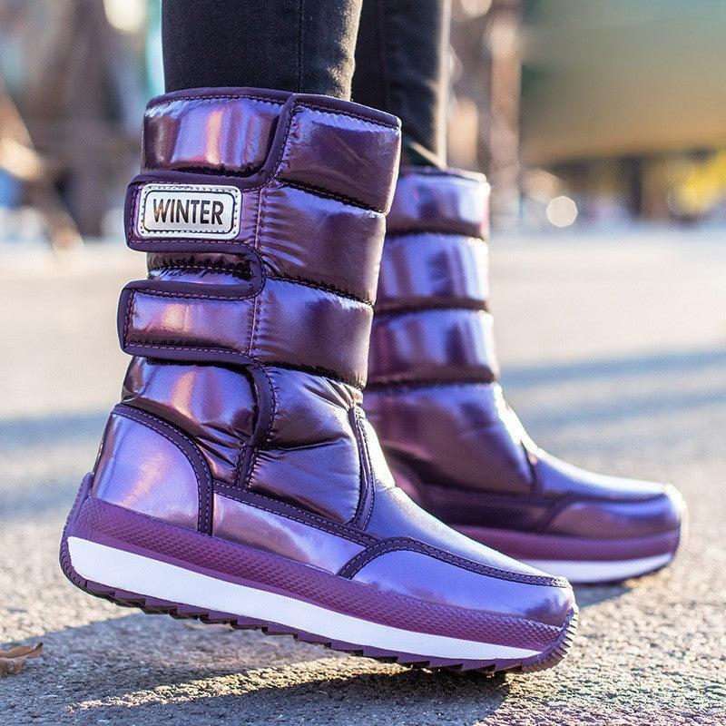 Fashion Winter Snow Boots Thick Warm Boots - Trendha