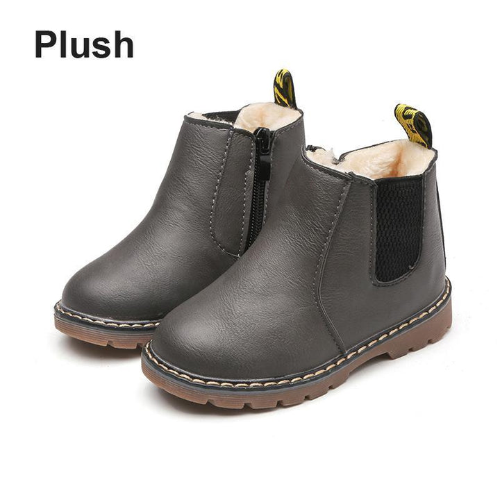 Children's Leather Boots - Trendha