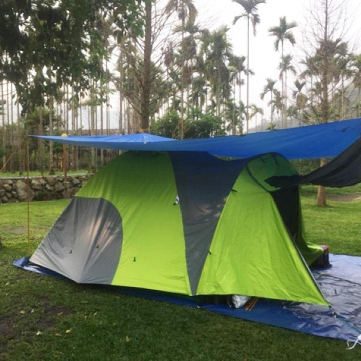 300x300cm Outdoor Camping Tent Sunshade Rain Sun UV Beach Canopy Awning Shelter Beach Picnic Mat Ground Pad Tent Sunshade - Trendha