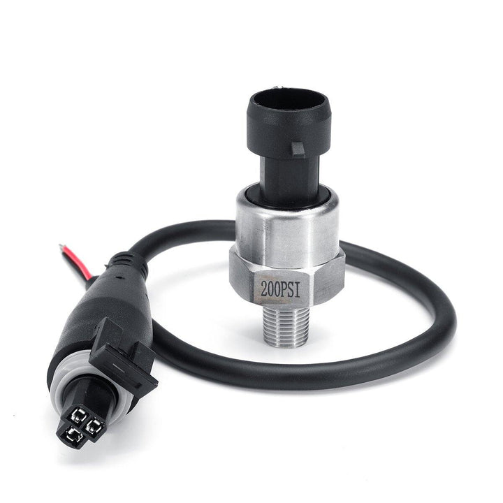 1/8NPT 5V 5-200Psi Pressure Transducer Sender Sensor For Oil Fuel Air Gas - Trendha