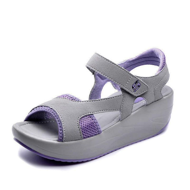Fish mouth breathable sandals - Trendha