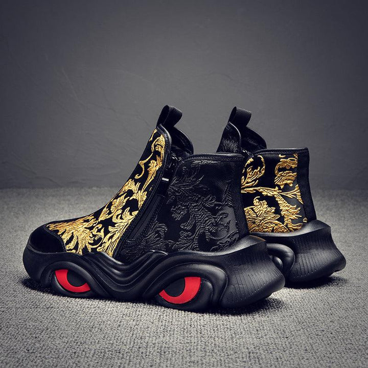 Thick-soled Chinese Style Men's Boots Trend - Trendha