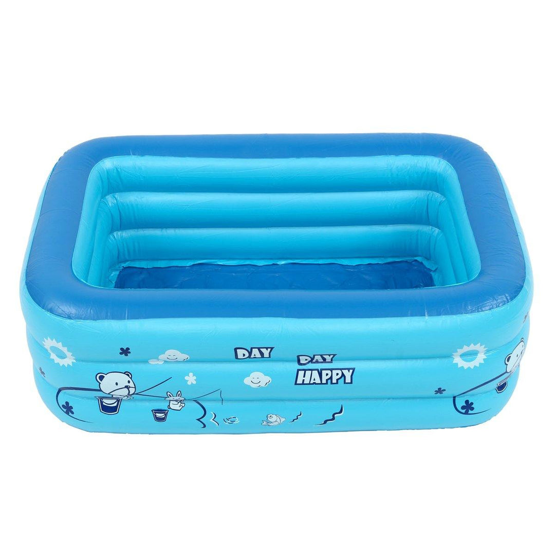 Kids Baby Children Inflatable Swimming Pool 3 Layer Pool Summer Water Fun Play Toy - Trendha