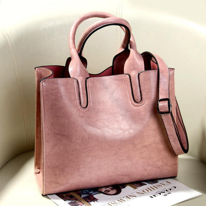 2021 new European style fashion handbag business lady handbag shoulder bag - Trendha