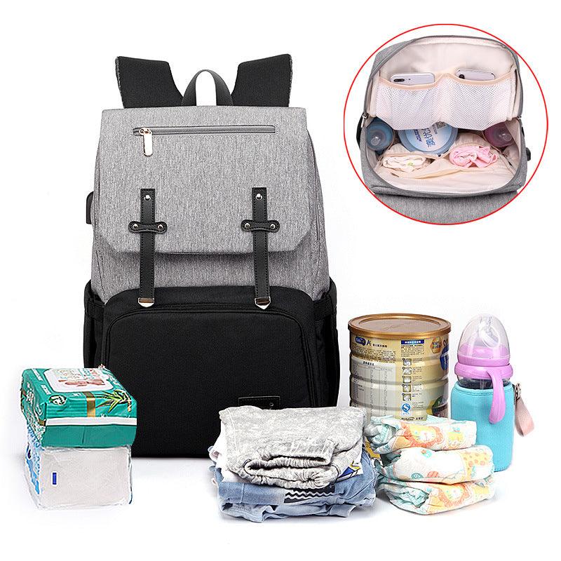 Diaper Bag Mummy Daddy Backpack Baby Stroller Bag - Trendha