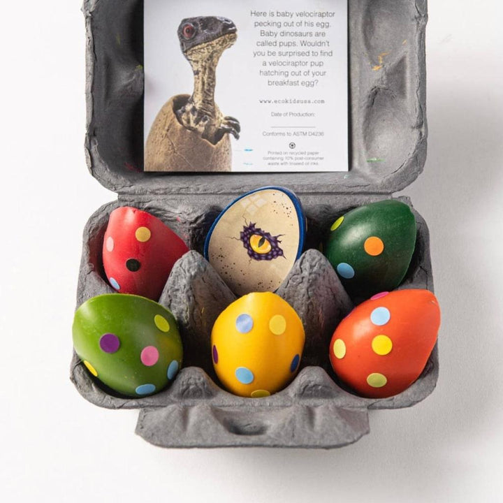 Dinosaur Eggs Beeswax Crayons - Trendha