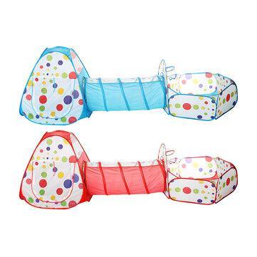 Baby Creeping Tunnel Tent Play Game Toys for 0-3 Year Old Kids Perfect Gift - Trendha