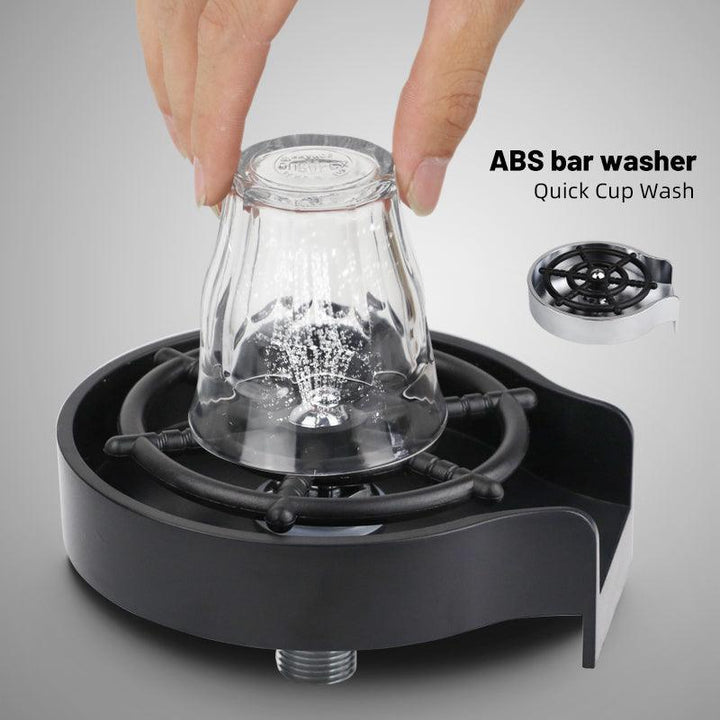 Bar Counter Cup Washer Sink High-pressure Spray Automatic Faucet Coffee Pitcher Wash Cup Tool Kitchen - Trendha