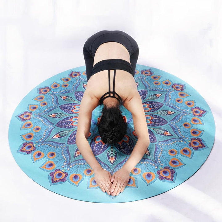 Round Suede Yoga Mat - Trendha