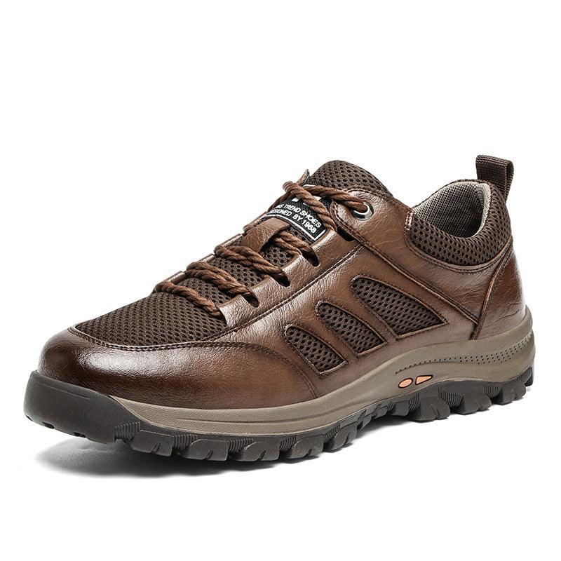 Breathable Casual Leather Shoes Men's Comfortable Sports - Trendha