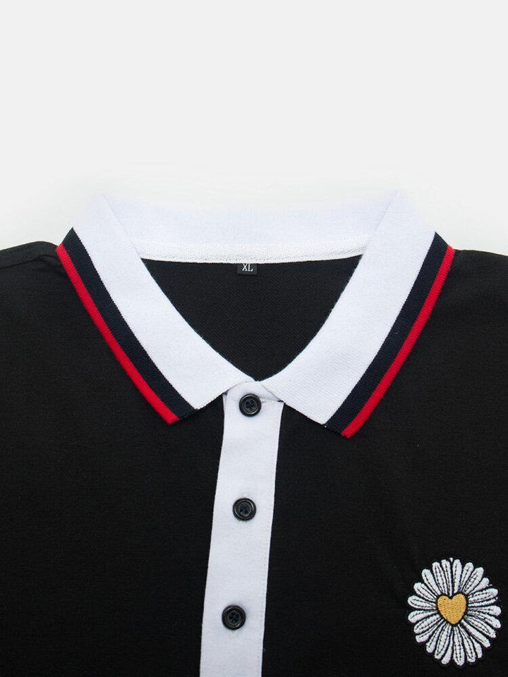 Mens Business Button Closure Cotton Solf Golf Shirts - Trendha