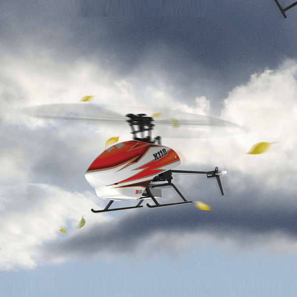 XK K110 Blast 6CH Brushless 3D6G System RC Helicopter BNF - Trendha