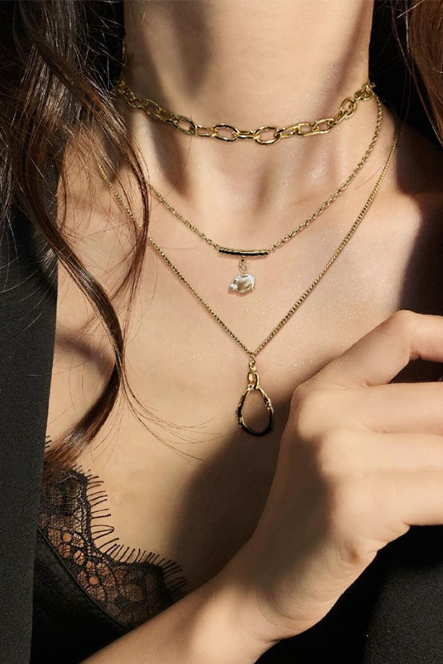 Want To Know You Better Triple-Layered Necklace - Trendha