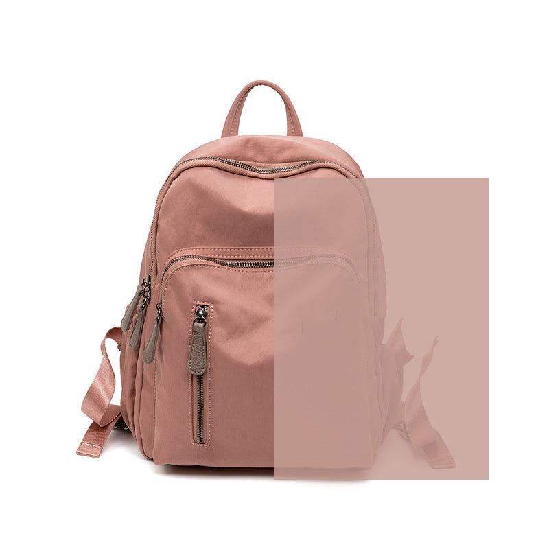 Lightweight Nylon Oxford Cloth Travel Anti-theft Backpack - Trendha