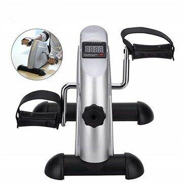 LCD Display Portable Pedal Bike Hands And Feet Trainer Mini Pedal Exercise Bike For Home Fitness Body Shaping - Trendha