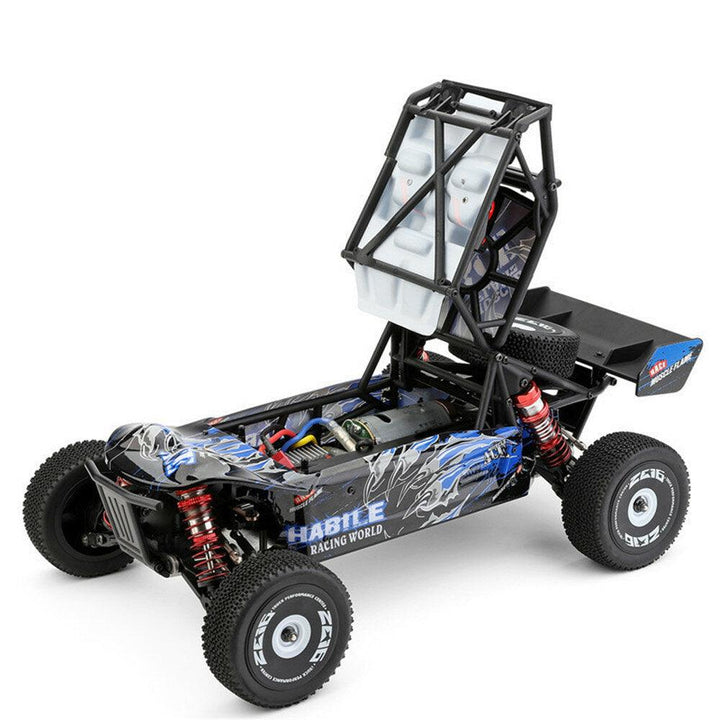 Wltoys 124018 RTR 1/12 2.4G 4WD 60km/h Metal Chassis RC Car Off-Road Truck 2200mAh Vehicles Models Kids Toys - Trendha
