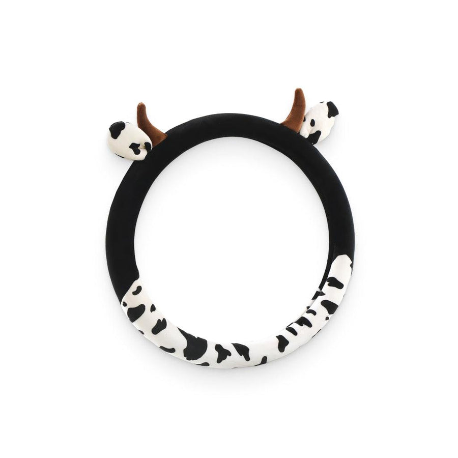Cloth Cow Design Steering Wheel Cover - Trendha
