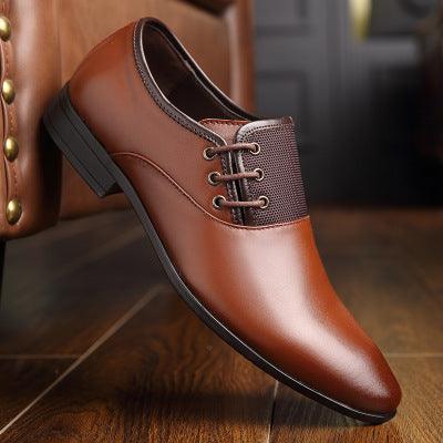 46 Leather Business 45 Formal Pointed Shoes - Professional Elegance for Men - Trendha