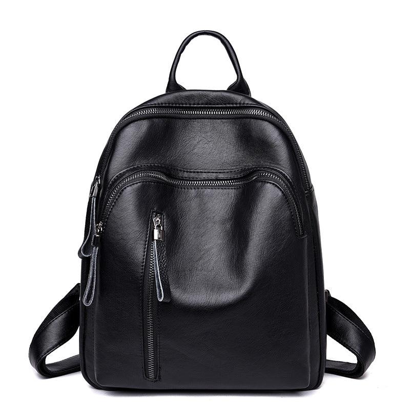 New handbag Korean lady PU backpack fashion tide all-match leisure travel backpack bag can be issued on behalf of the PU - Trendha