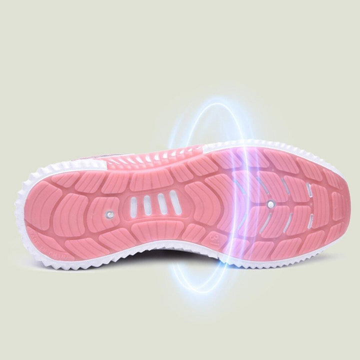 Women Casual Mesh Breathable Soft Slip Resistant Flat Sneakers - Trendha
