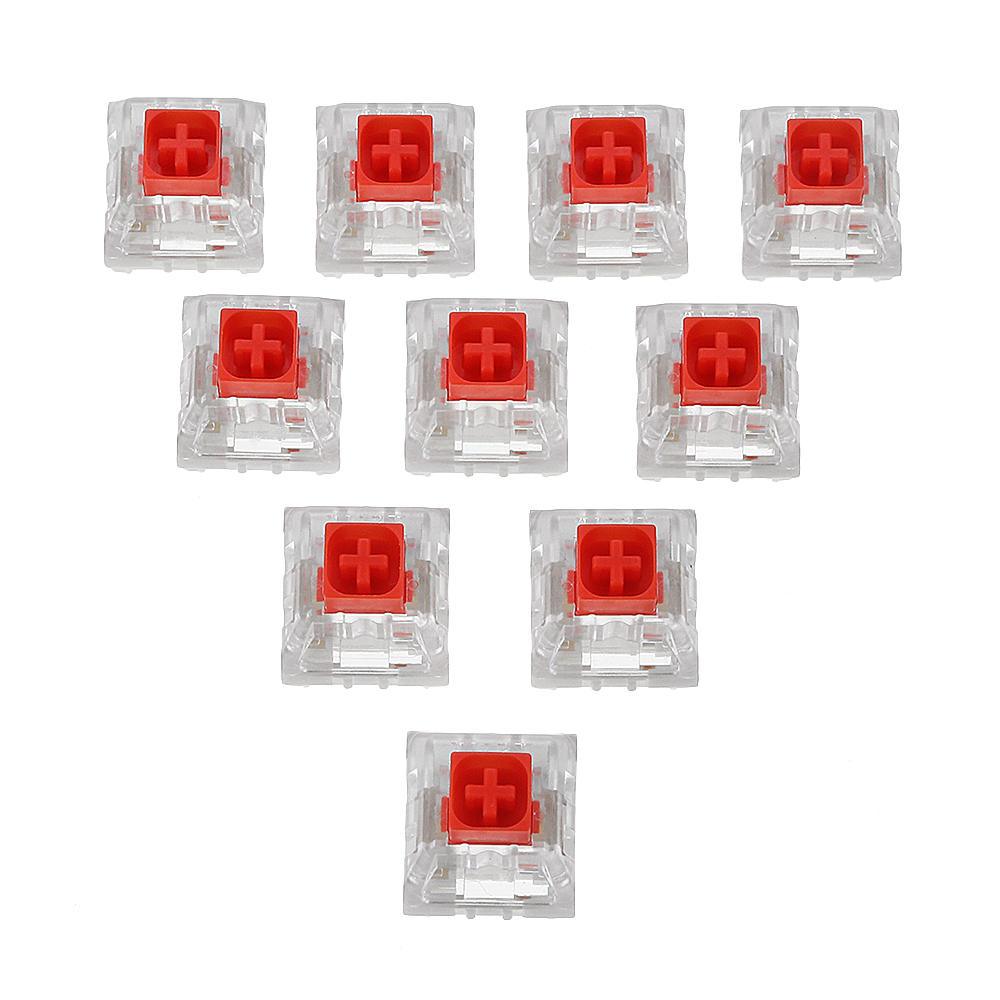 70PCS Pack Kailh BOX Red Switch Keyboard Switches for Keyboard Customization - Trendha
