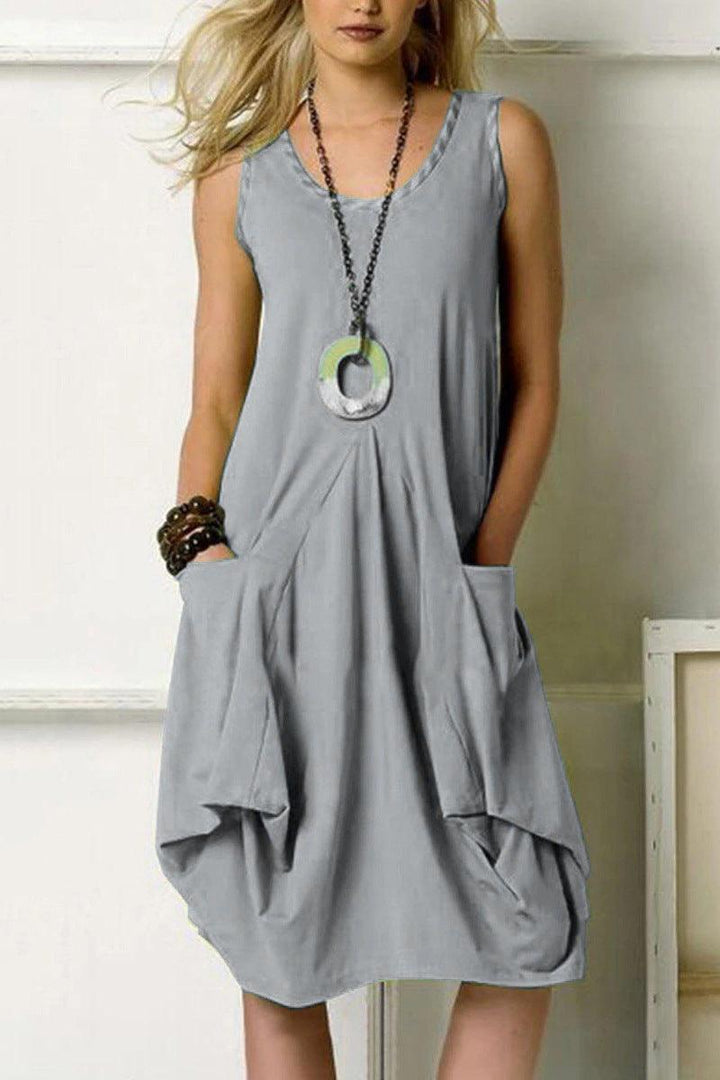 Irregular vest dress - Trendha
