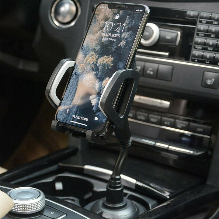 Universal 360° Adjustable Car Mount Gooseneck Cup Car Phone Holder Cradle For Cell Phone - Trendha