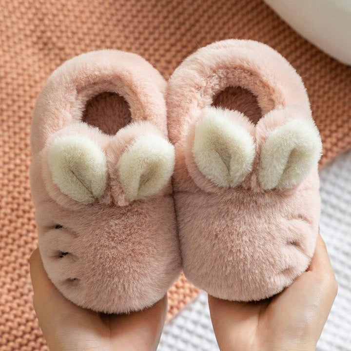 Fluffy Indoor Slippers for Kids - Trendha