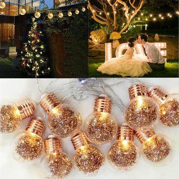 10 LED Bulbs String Lights Fairy Lamp Patio Party Yard Garden Wedding Home Decorative Night Light - Trendha