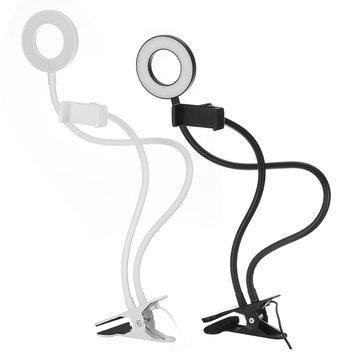 LED Beauty Light Stand 10 LED Lights Free Adjustable Stand Clip-on Streaming Light Replenishing Support Home Office Illuminating Equipment - Trendha