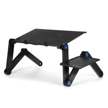 Adjustable Laptop Stand Desk Notebook Bracket Fan Cooling Pad Game Notebook Base with Mouse Board for below 17" Notebook - Trendha