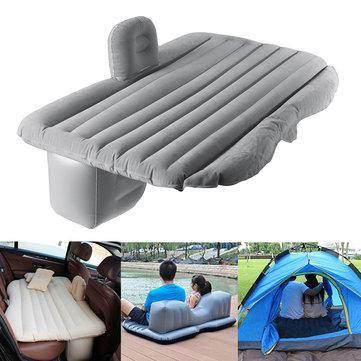 136x84x44cm Inflatable Air Mattresses Camping Travel Car Back Seat Rear Seat Rest Cushion Sleeping Pad With Pump - Trendha