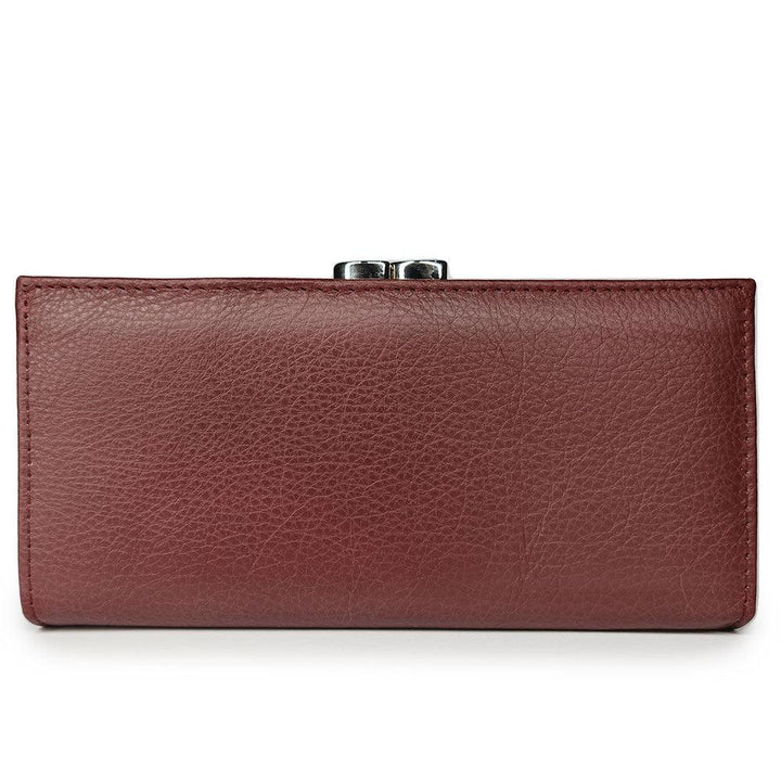 Ladies Full Leather Wallet With First Layer Cowhide Change In Hand - Trendha