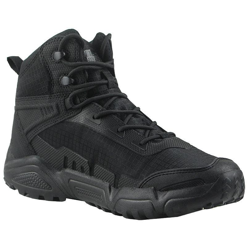 American Ultralight Mid Tube Combat Boots Men's Commando Desert Tactical Hiking Shoes - Trendha