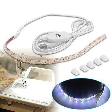 DC5V USB Power Supply Sewing Machine LED Strip Light with Touch Dimmer Switch - Trendha