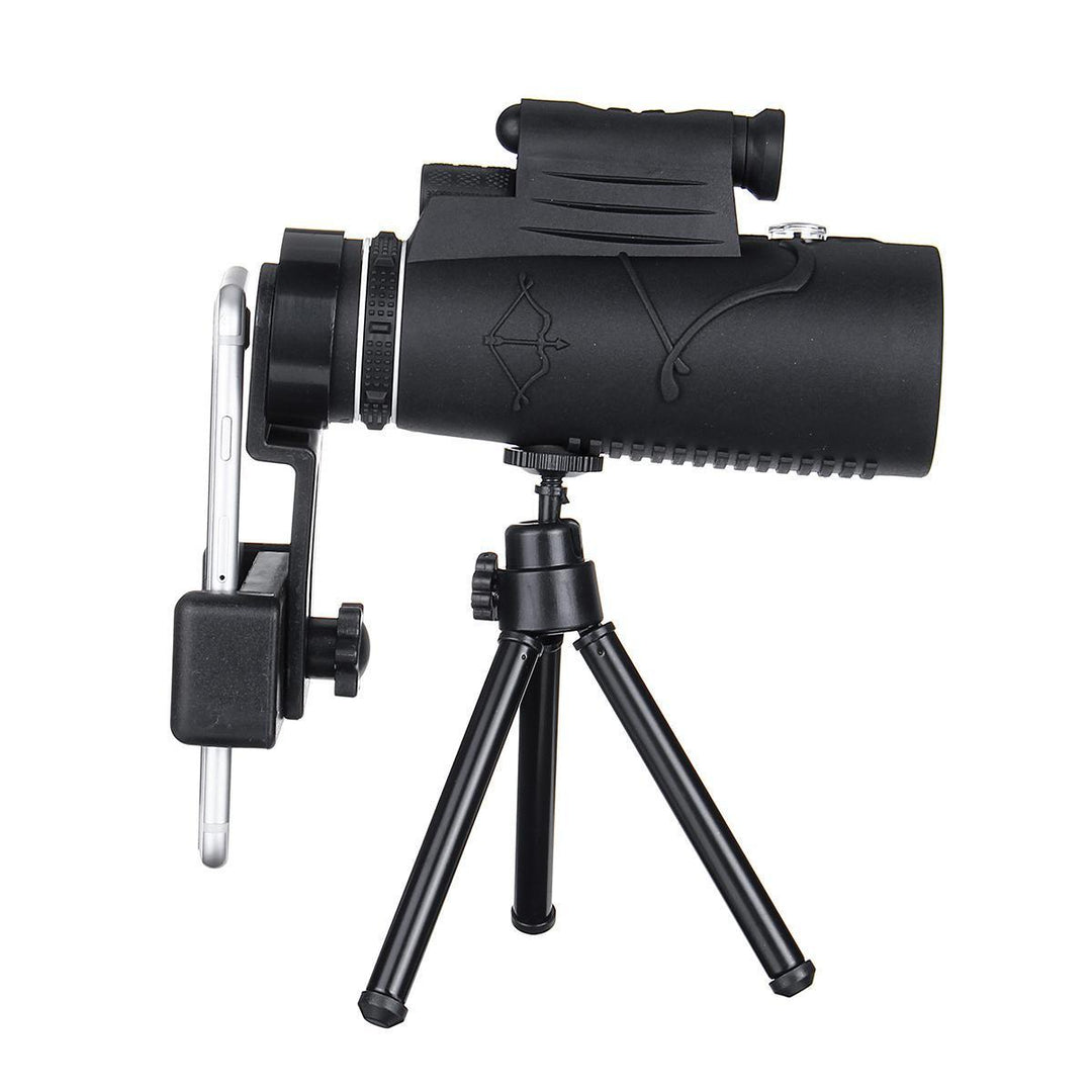 50x60 HD Smart Zoom Optical Telescope Monocular with Illumination Laser +Tripod+Mobile Phone Clip - Trendha