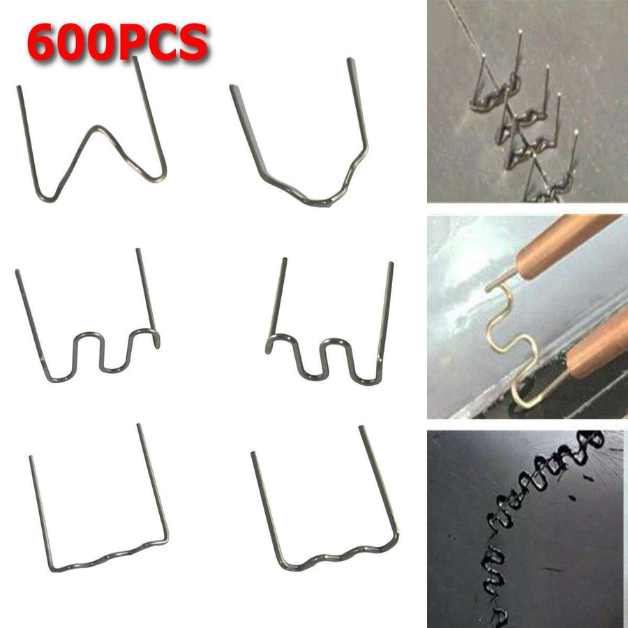 600pcs Standard Pre Cut 0.6/0.8mm Hot Staples For Plastic Stapler Car Repair Welders - Trendha