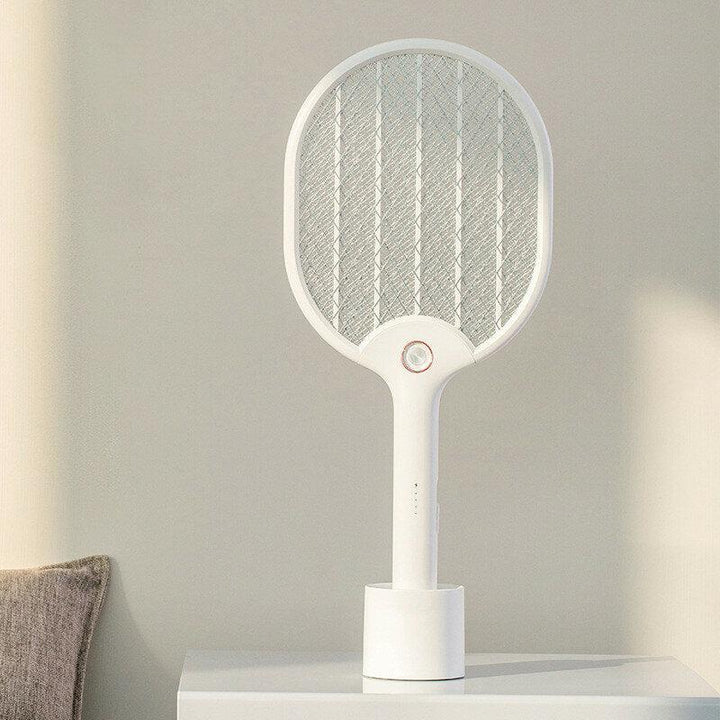 Jordan&judy 3000V Electric Mosquito Swatter Portable Camping Travel Three-layer Anti-electric Shock Net USB Charging Mosquito Dispeller - Trendha