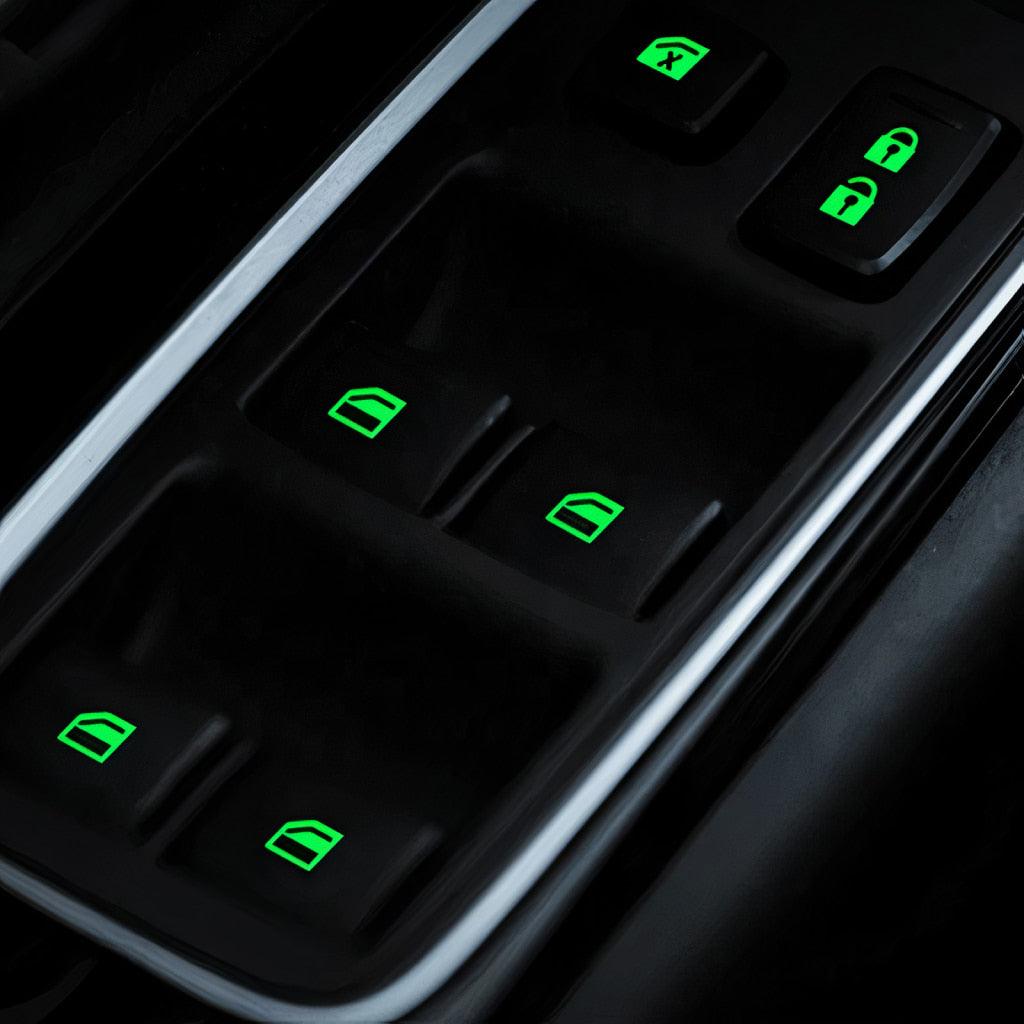 Fluorescent Car Button Stickers - Trendha