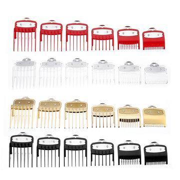 6Pcs Wall Universal Hair Clipper Accessories Limit Comb Electric Clipper Card Set Positioning Comb - Trendha