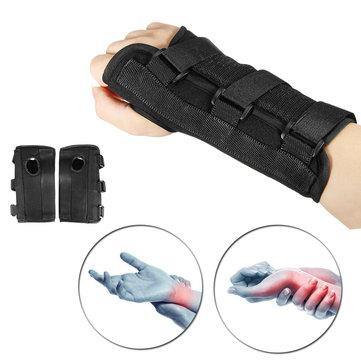 1 Pair Breathable Medical Carpal Tunnel Wrist Brace Right Left Hand Splint Support Arthritis Sprain Gym Hand Protector Forearm Band Orthotic Brace Band Belt 3 Adjustable Removable - Trendha