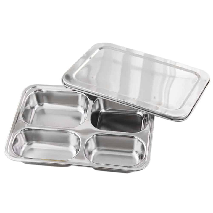 5 Compartments Stainless Steel Lunch Box - Trendha