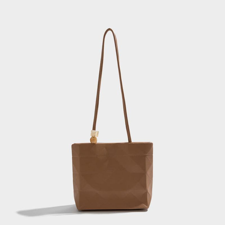 Light Luxury Niche Bucket Tote Bag - Trendha