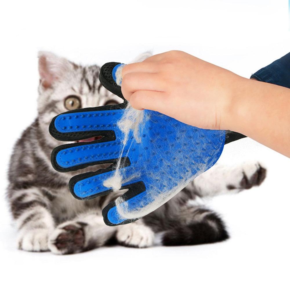 Silicone Pet Grooming Glove - Trendha