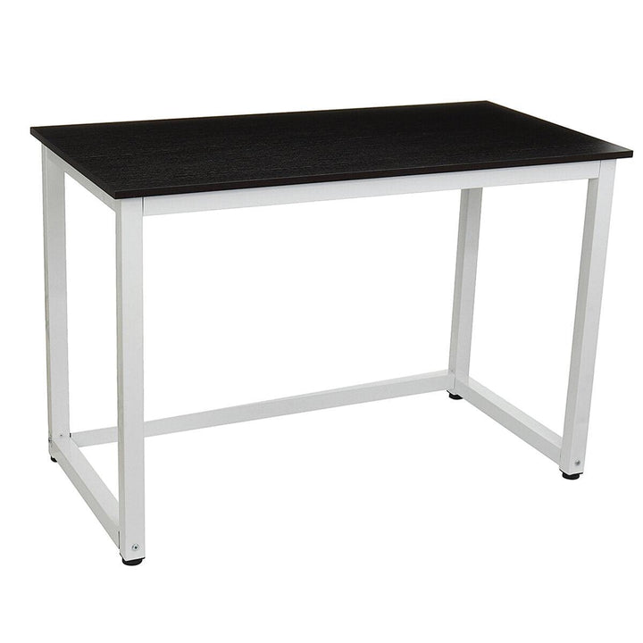 Modern Computer 43 Inch Desk PC Laptop Study Table Metal Steel Frame Workstation for Home Office - Trendha