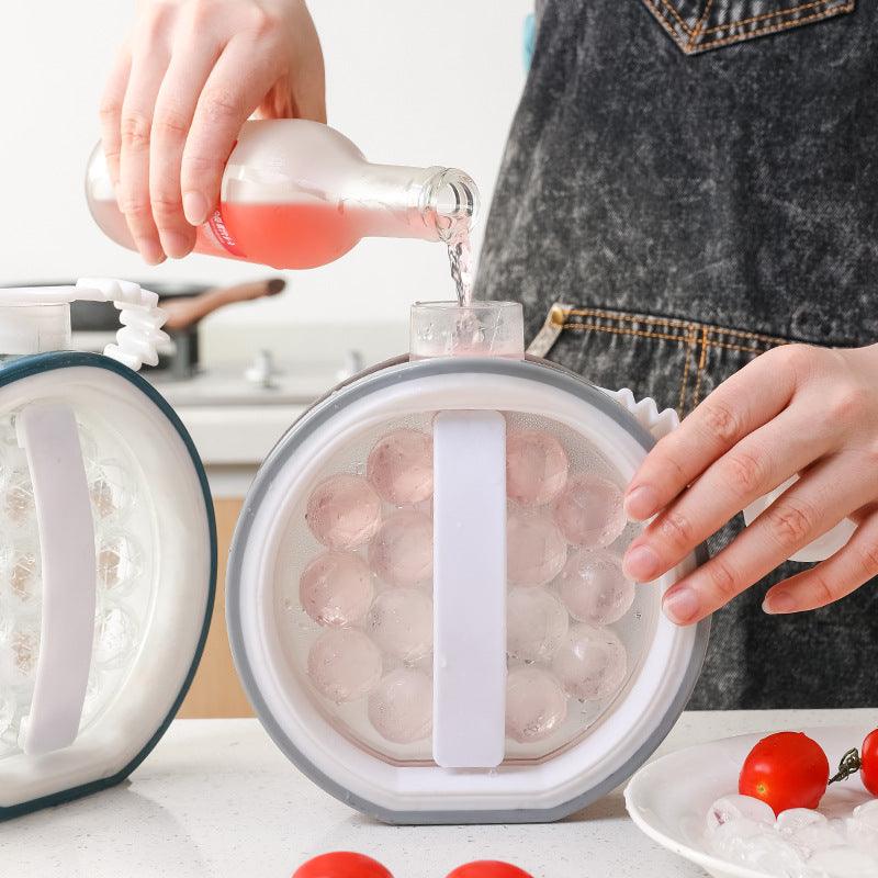 2 In 1 Portable Creative Ice Bottle Cold Kettle Household Ice Grid Frozen Ice Box Ice Cream Tools Bar Ice Ball Maker Kitchen Gadgets - Trendha